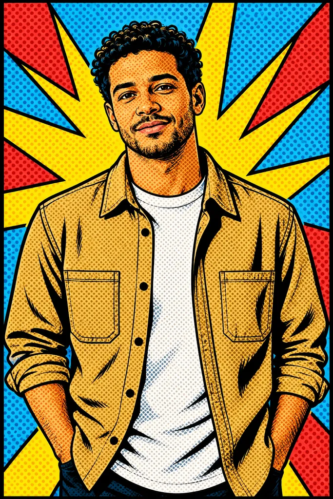 Pop art portrait